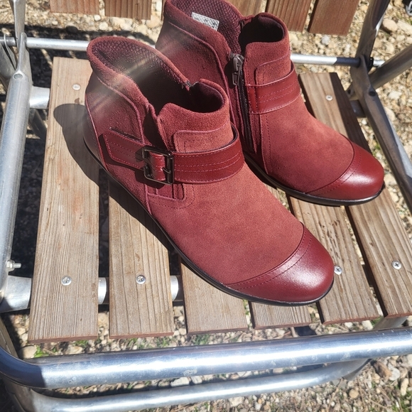 Orthopedic Size‎ 11 Leather Bio Heels With Ortho Cushion Booties Emma 245 - Picture 2 of 8